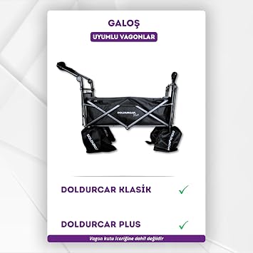 Tekerlek Galos Seti – 4'lü Çorap | Katlanabilir Vagonlar için Koruyucu Kılıf | Bagaj Temizliği İçin Pratik Çözüm