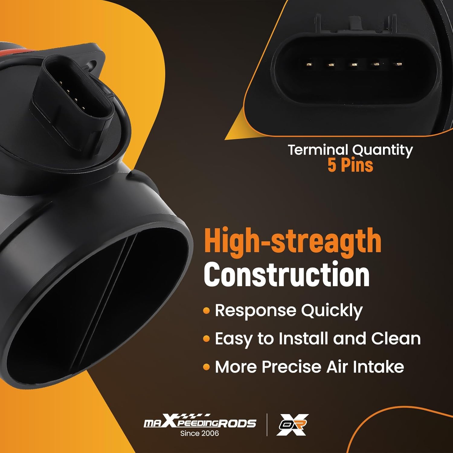 maXpeedingrods Mass Air Flow Sensor Meter 28110-3C100 for Buick Allure Enclave Lacrosse Lucerne Terraza, for Chevy Captiva Sport Equinox Impala Avalanche, for Pontiac Hyundai Kia GMC, 28164-3C100