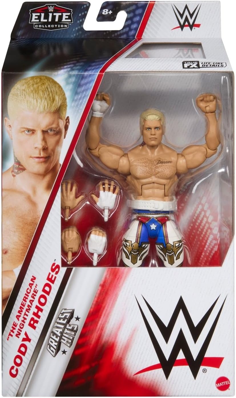 Cody Rhodes Elite Greatest Hits 8 Toy Wrestling Action Figure