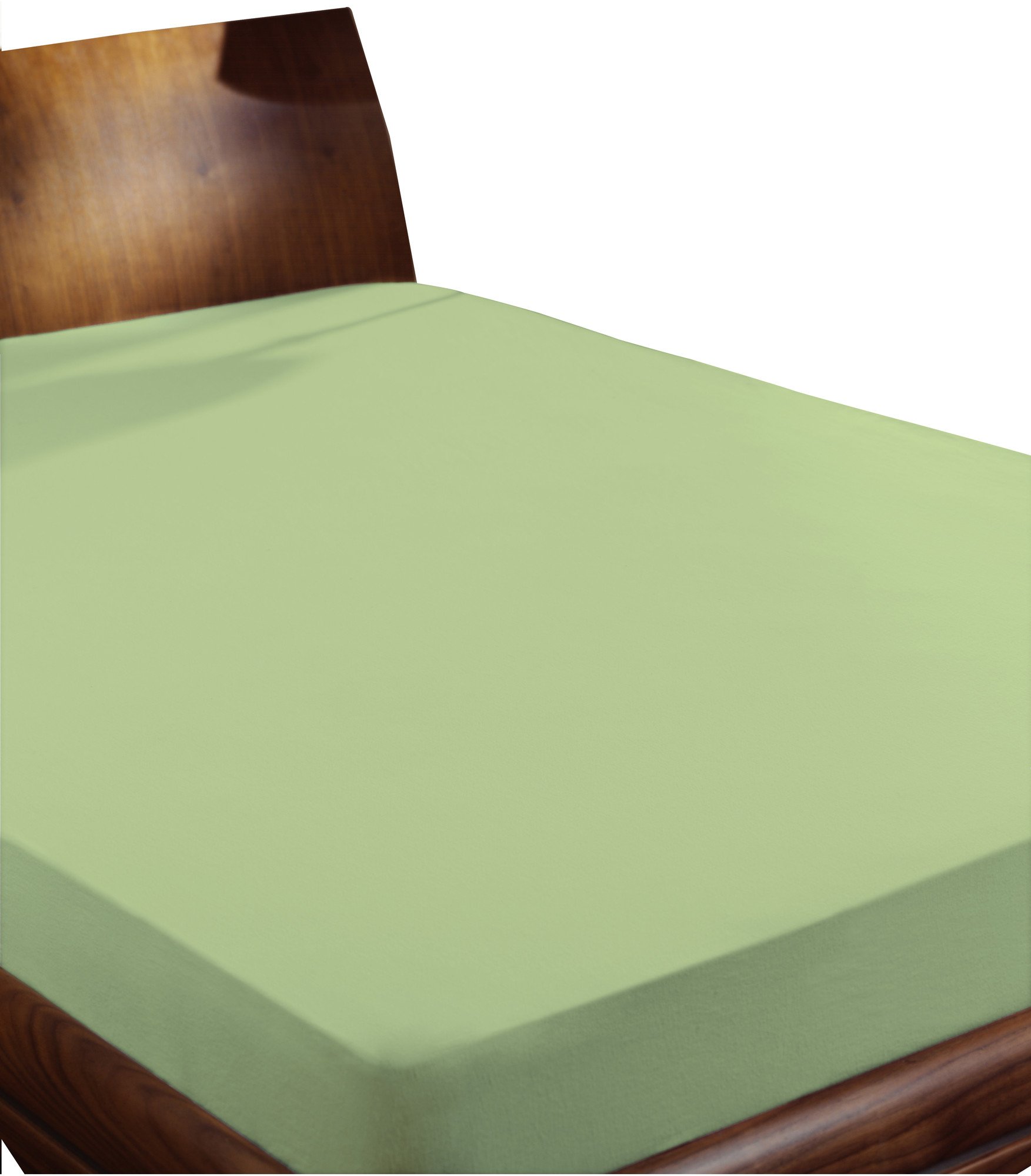 Primera Spannbettlaken Mako Satin 100% Baumwolle Ecru 140-160 x 200 cm