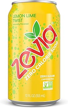 Amazon.com : Zevia Zero Calorie Soda, Lemon Lime Twist, 12 Fl Oz