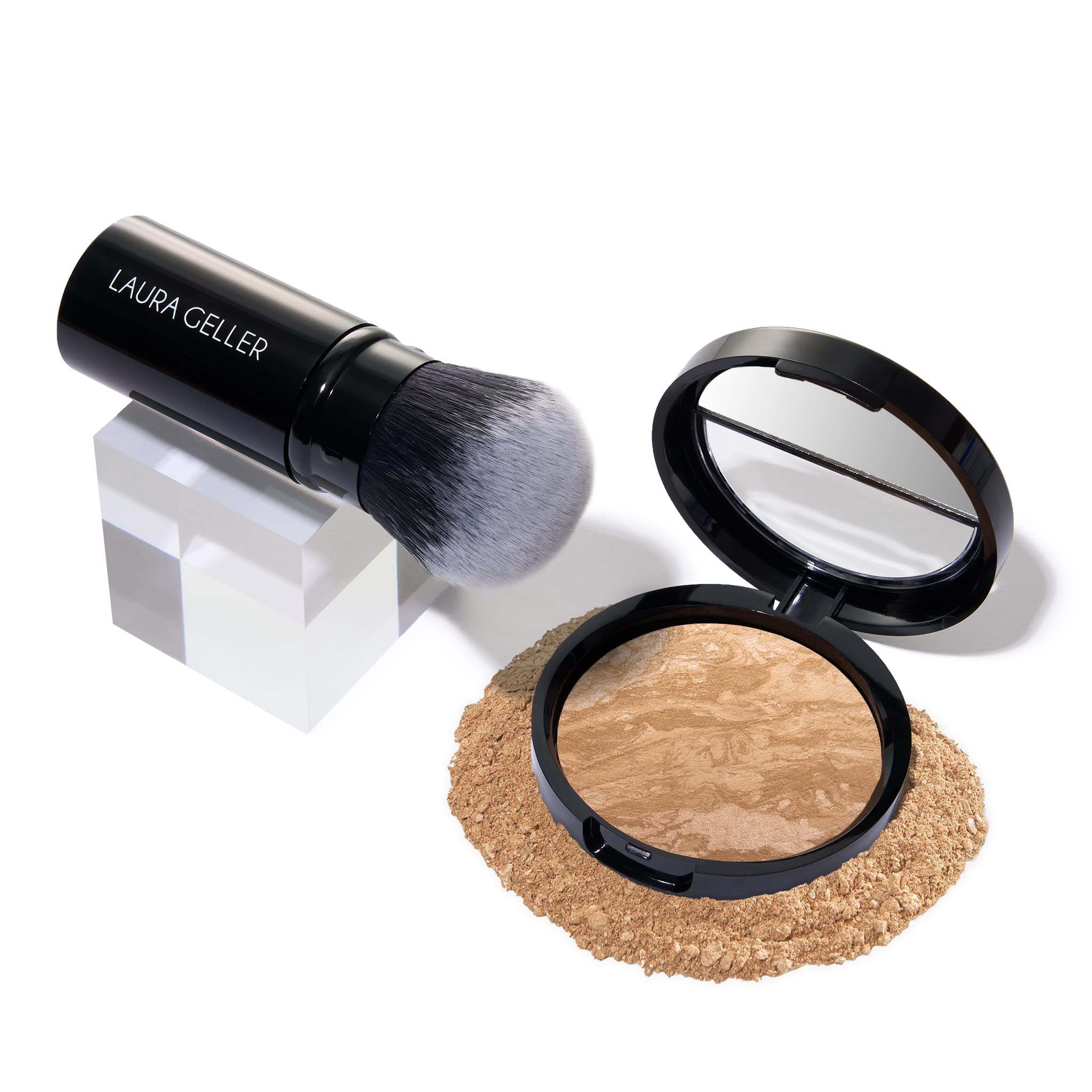 LAURA GELLER NEW YORK Get Glowing Kit (2pc): Baked Balance-n-Glow Illuminating Powder Foundation