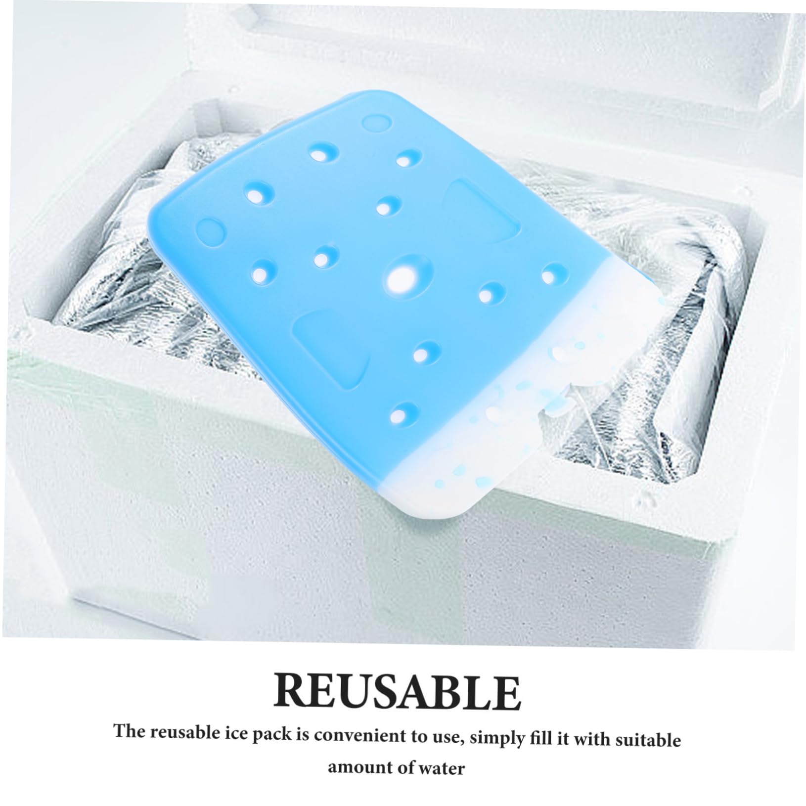 VANZACK Packs De Glace Réutilisables pour Sacs à Lunch Glacière Longue Durée Petits Packs De Congélation pour Déjeuner Camping Voiture