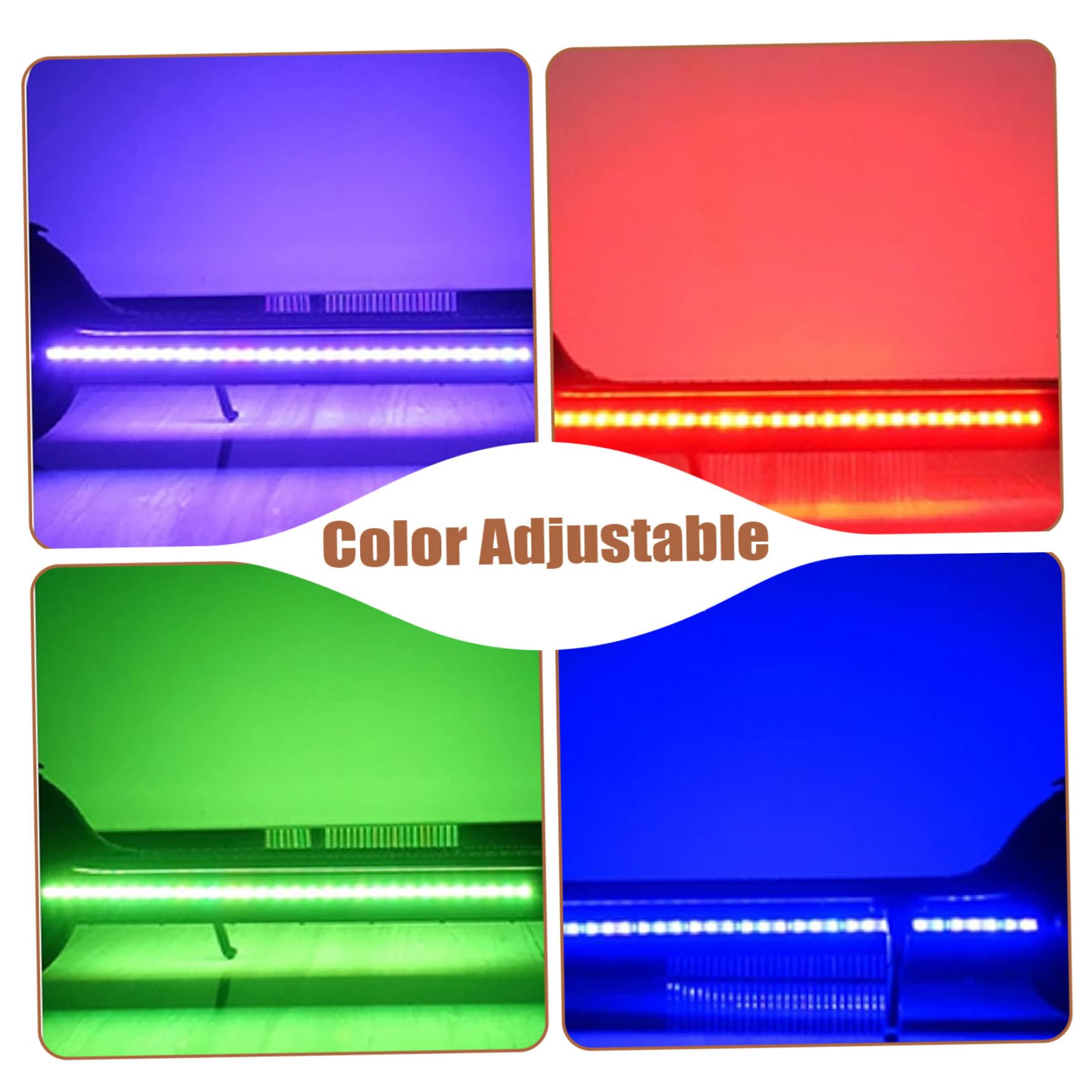 Luces de scooter eléctricas 50 cm 2 piezas impermeable decorativa para conducción nocturna