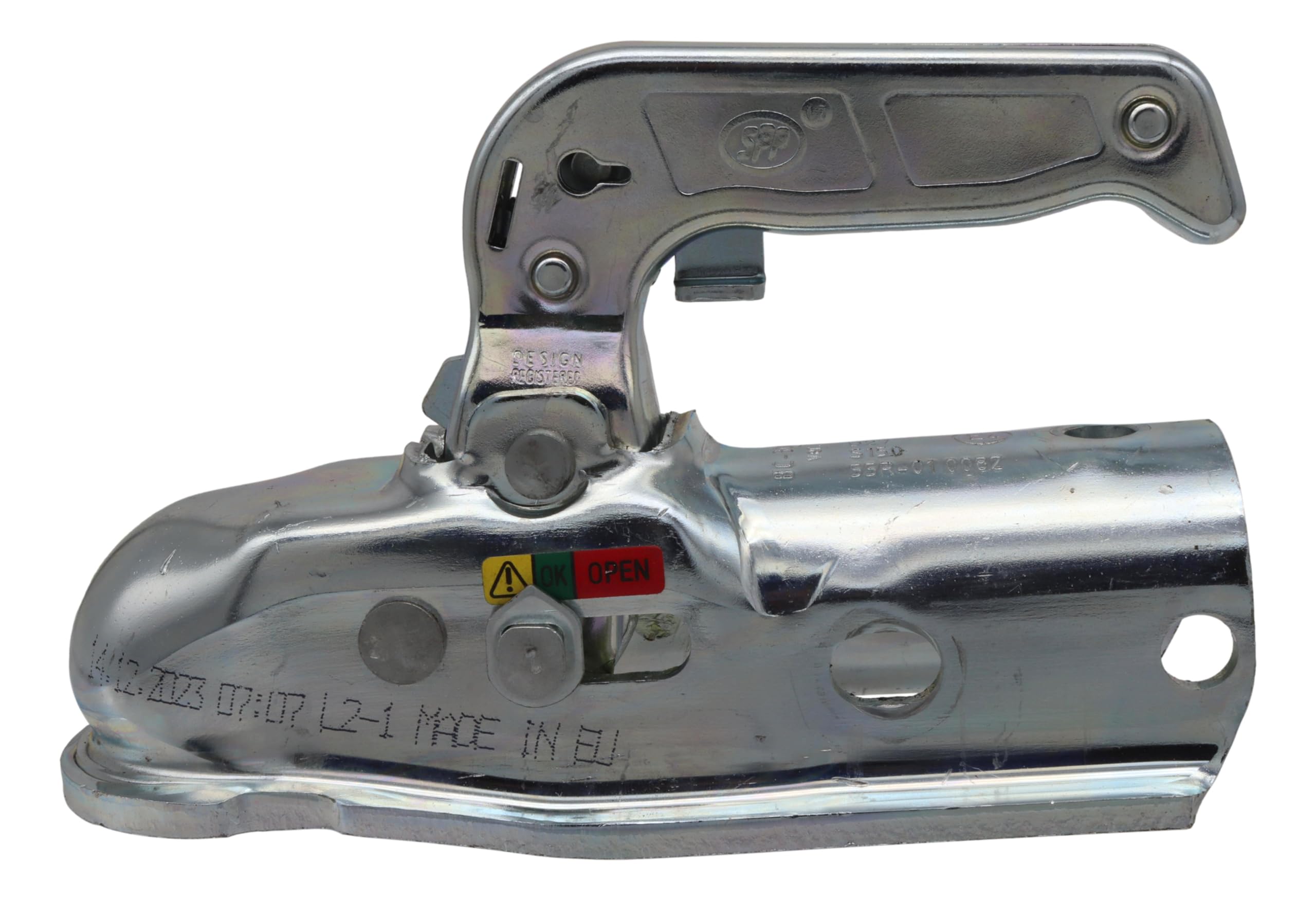 Sprzęgło kulowe SPP TYP BC 3000.1 wersja 6D do 3000 kg 50 mm rura okrągła otwór 12/12 mm pasuje do Alko AK270, Albe EM 220 R B, EM 300 R B
