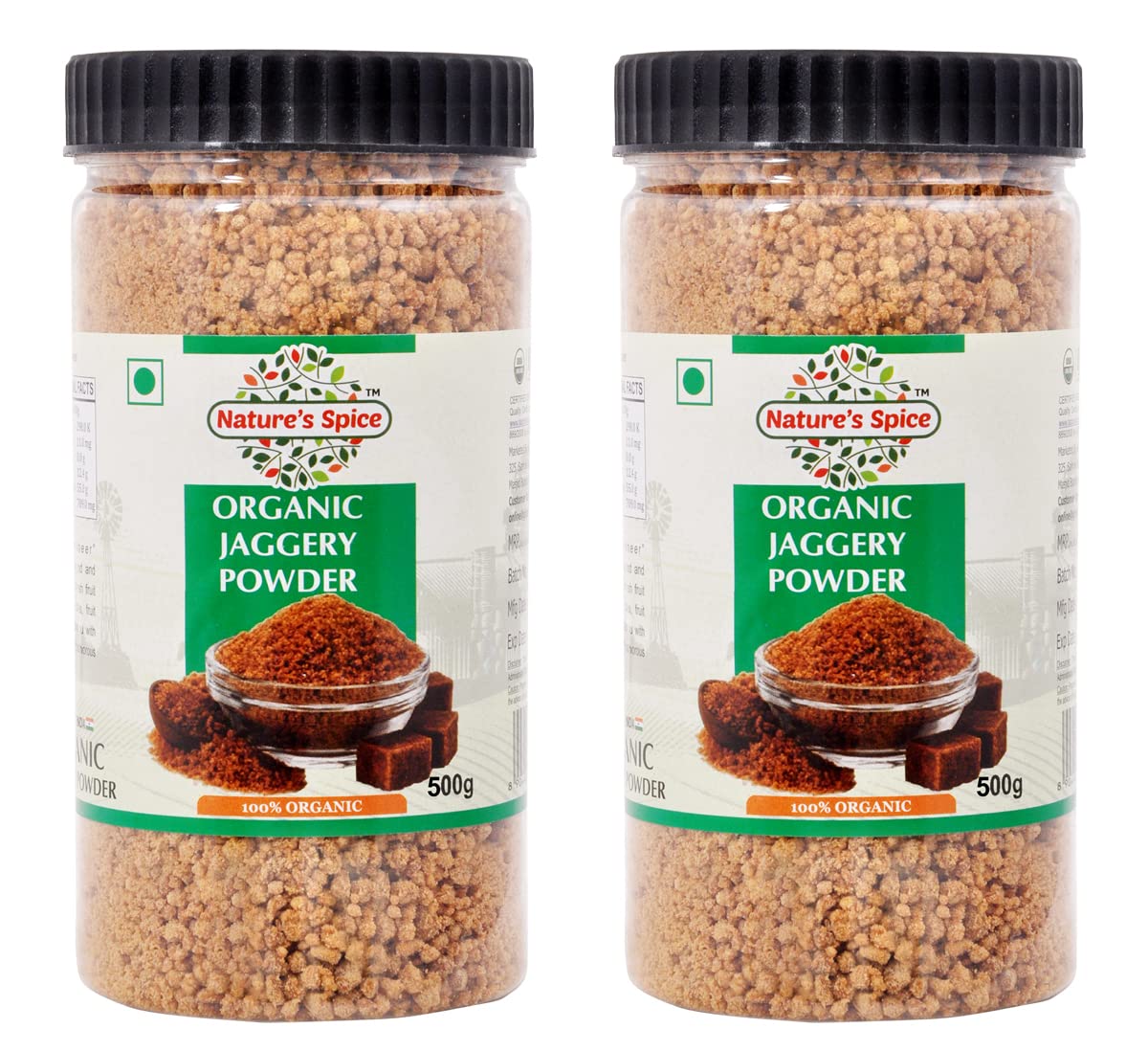 Natures Spice Organic Jaggery Powder Combo Pack of 2 X 500gms (1000gms) (B09HDLDSFQ) Amazon Price History, Amazon Price Tracker