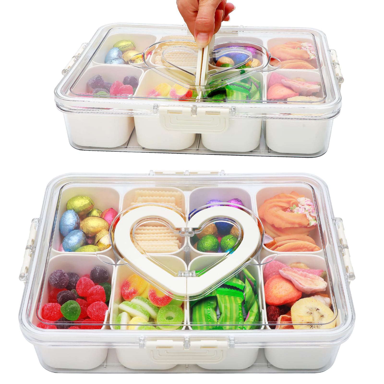 XING-RUIYANG 2-Pack Snackle Box