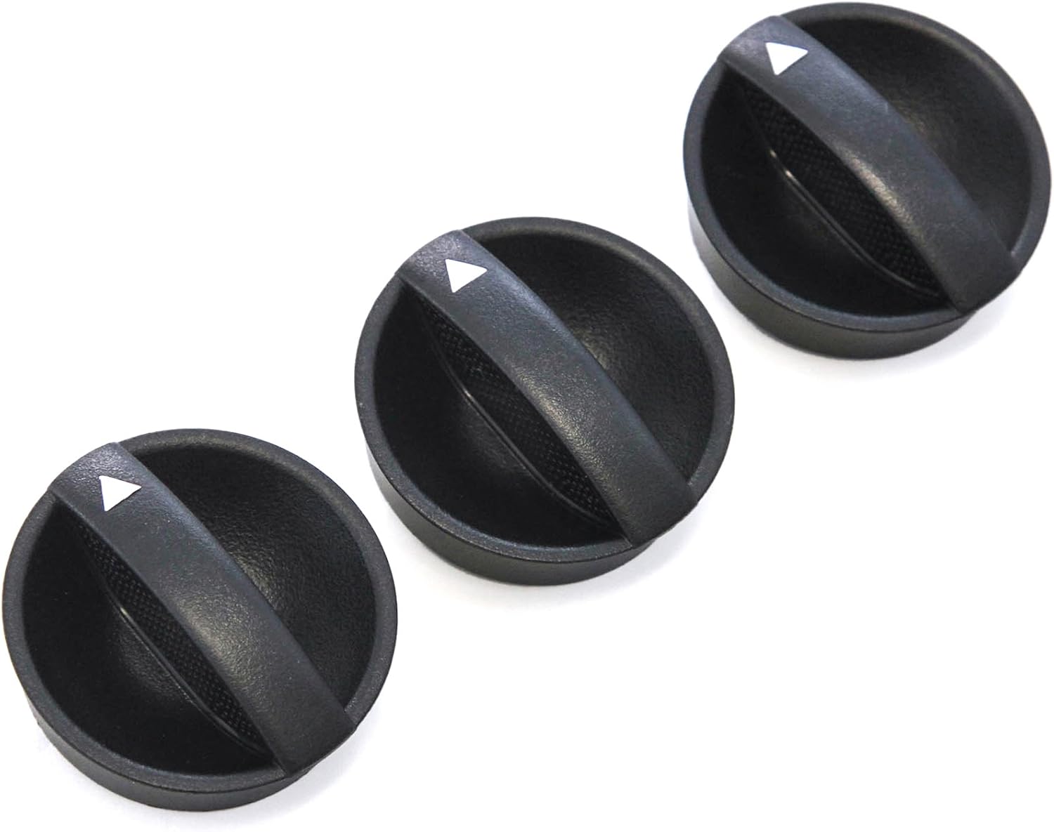 3 Control Knobs Fan Heater AC 2012-15 Compatible with Toyota Tacoma Temperature Clear Black