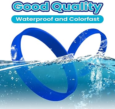 GOGO 60 PCS International Games Ring Colors Silicone Bracelets, Stretch Rubber Wristbands