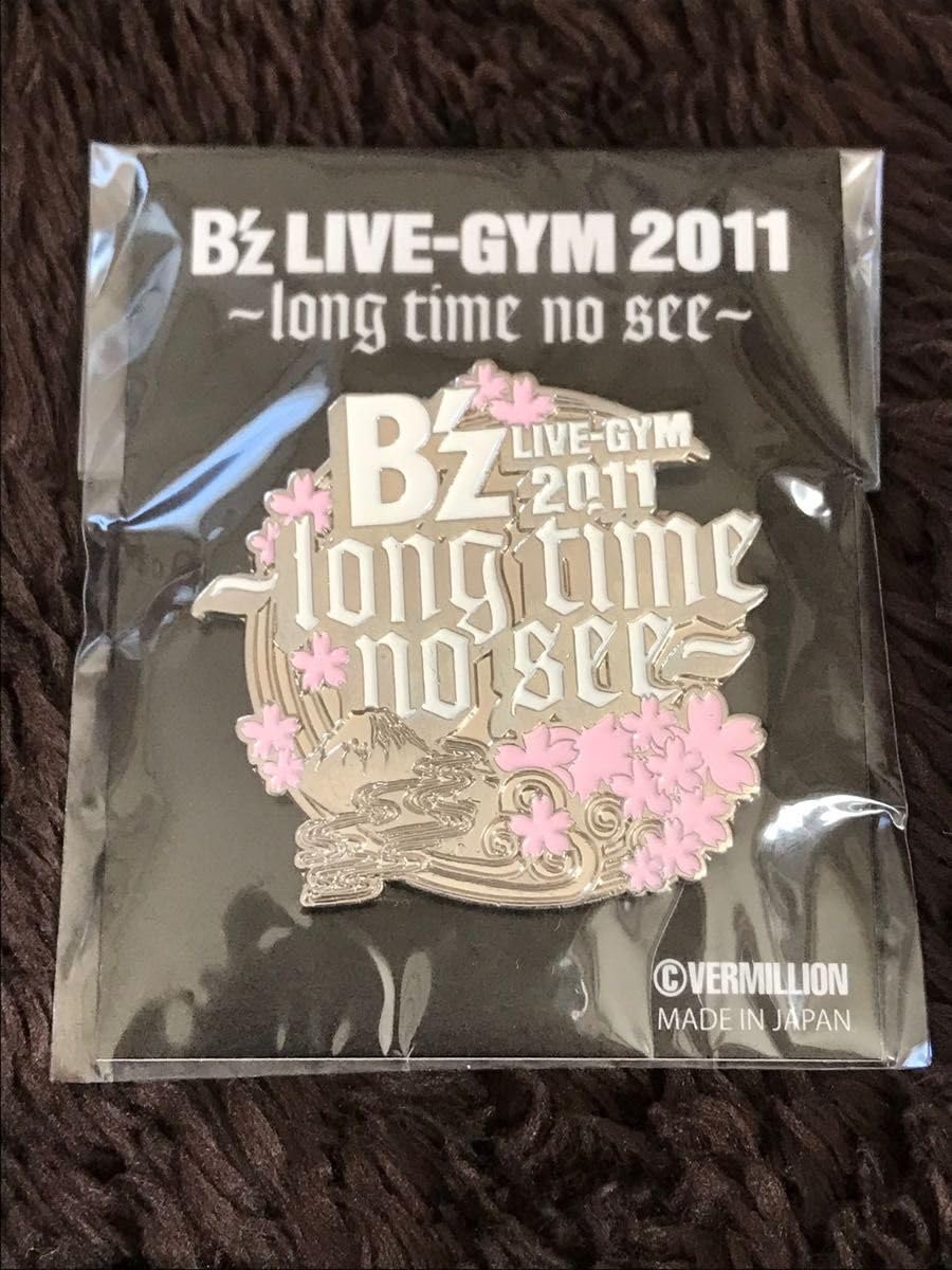 B'z long time no seeリストバンド　ピンバッジセット B'z long time no seeリストバンド ピンバッジセット