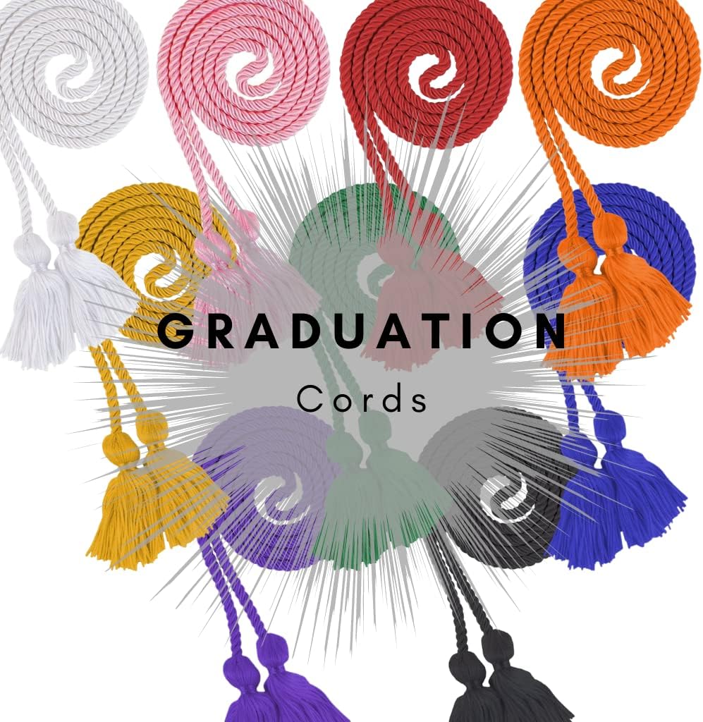 Class Act Graduation Honor Cords, Royal Blue White