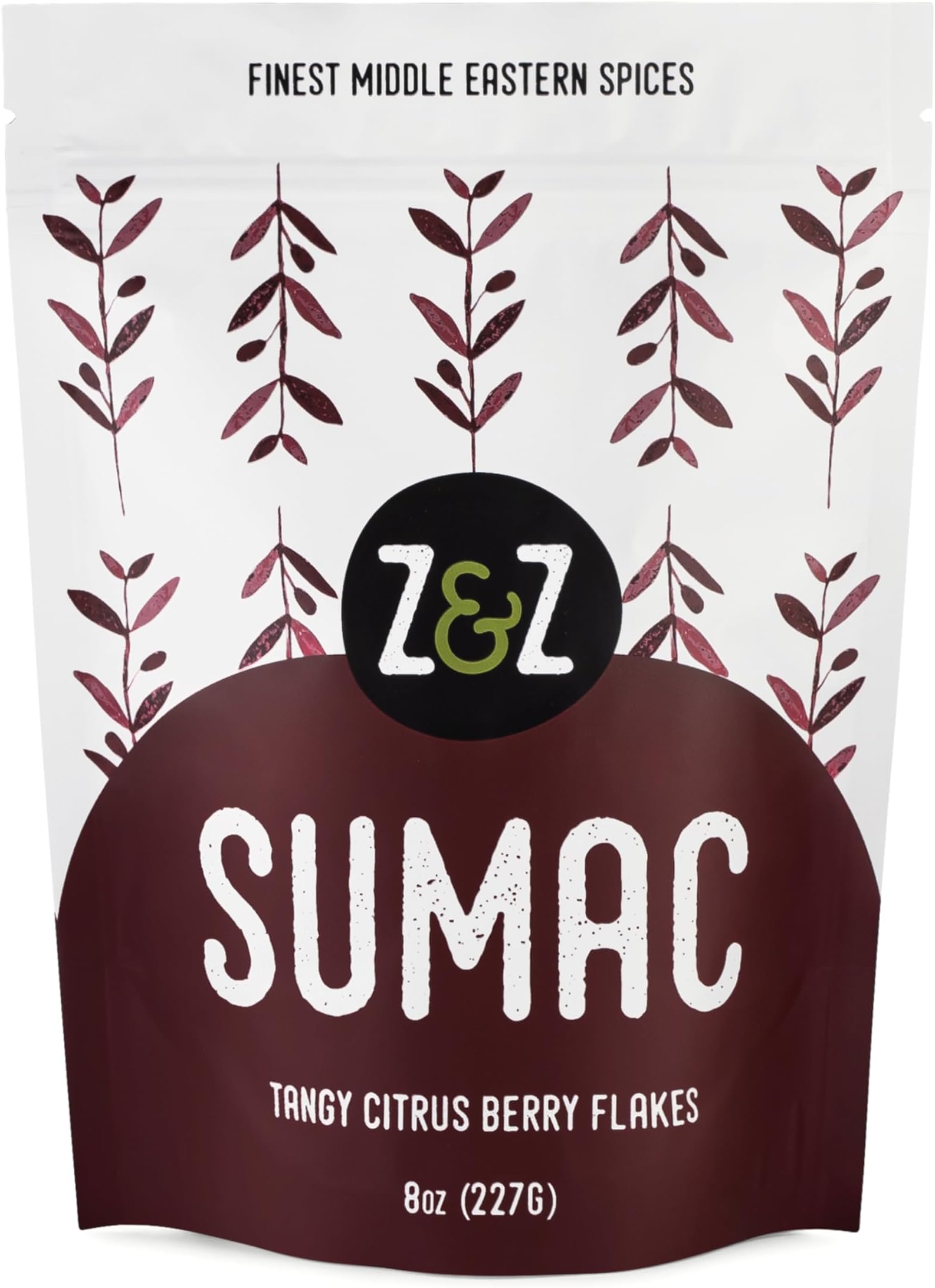 Sumac by Z&Z Ground Sumac Spice Made from Fresh Tangy Citrus (Sumac) Berries