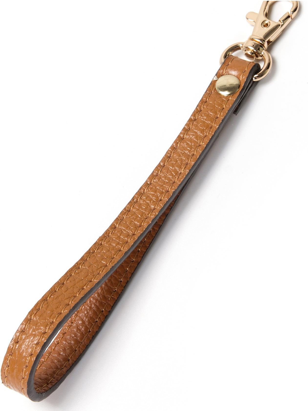 UTreers Wristlet Strap, Genuine Leather Keychain Wristlet KeyChain Hand Strap for Wallet Purse Clutch Cellphone Wristlet Key