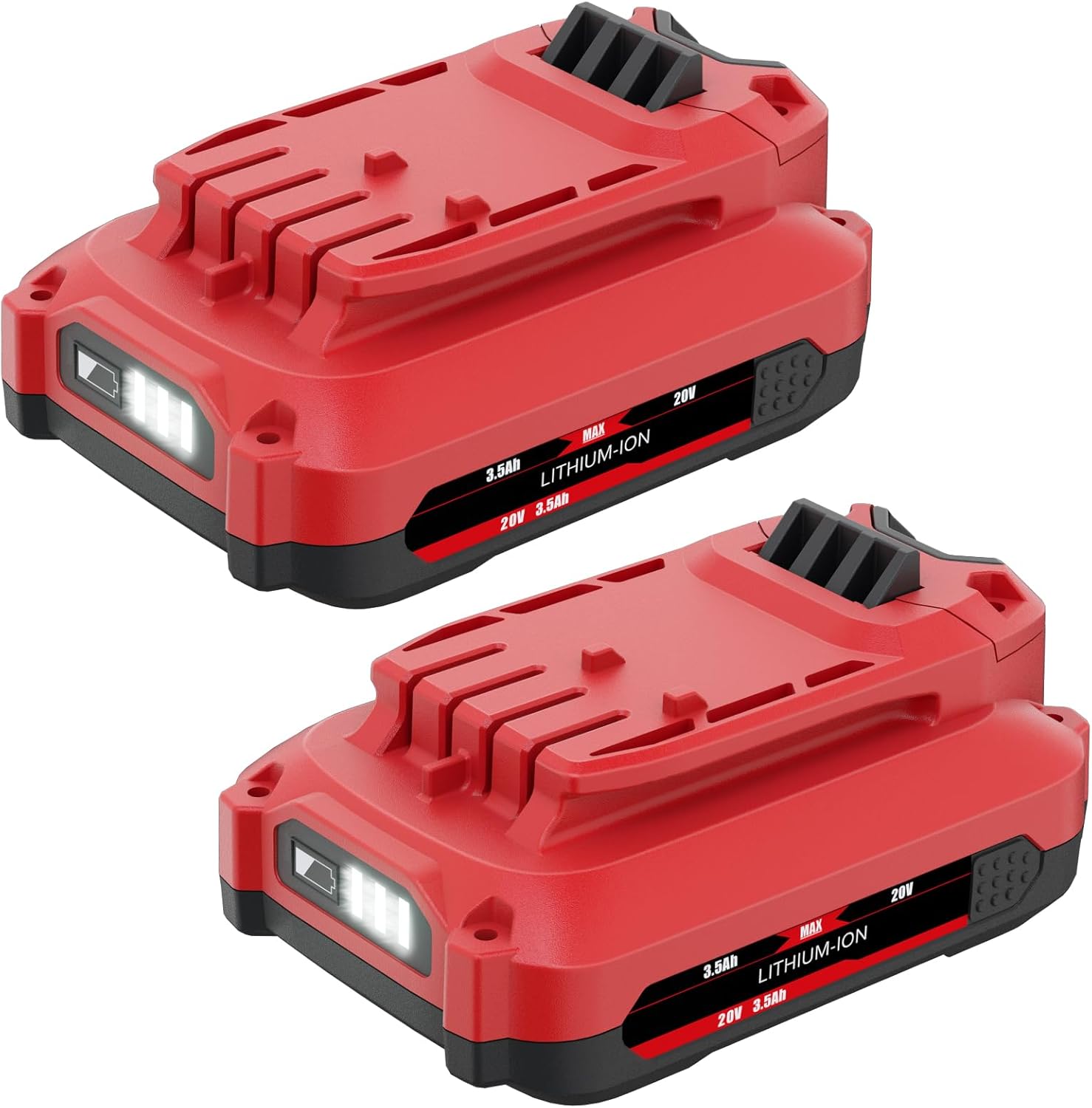 2Pack 3.5Ah Replacement for Craftsman 20V Battery CMCB203 Battery 20 Volt Lithium Compatible with Craftsman V20 CMCB201 CMCB202 CMCB203 CMCB204 CMCB205 CMCB206 Cordless Power Tools
