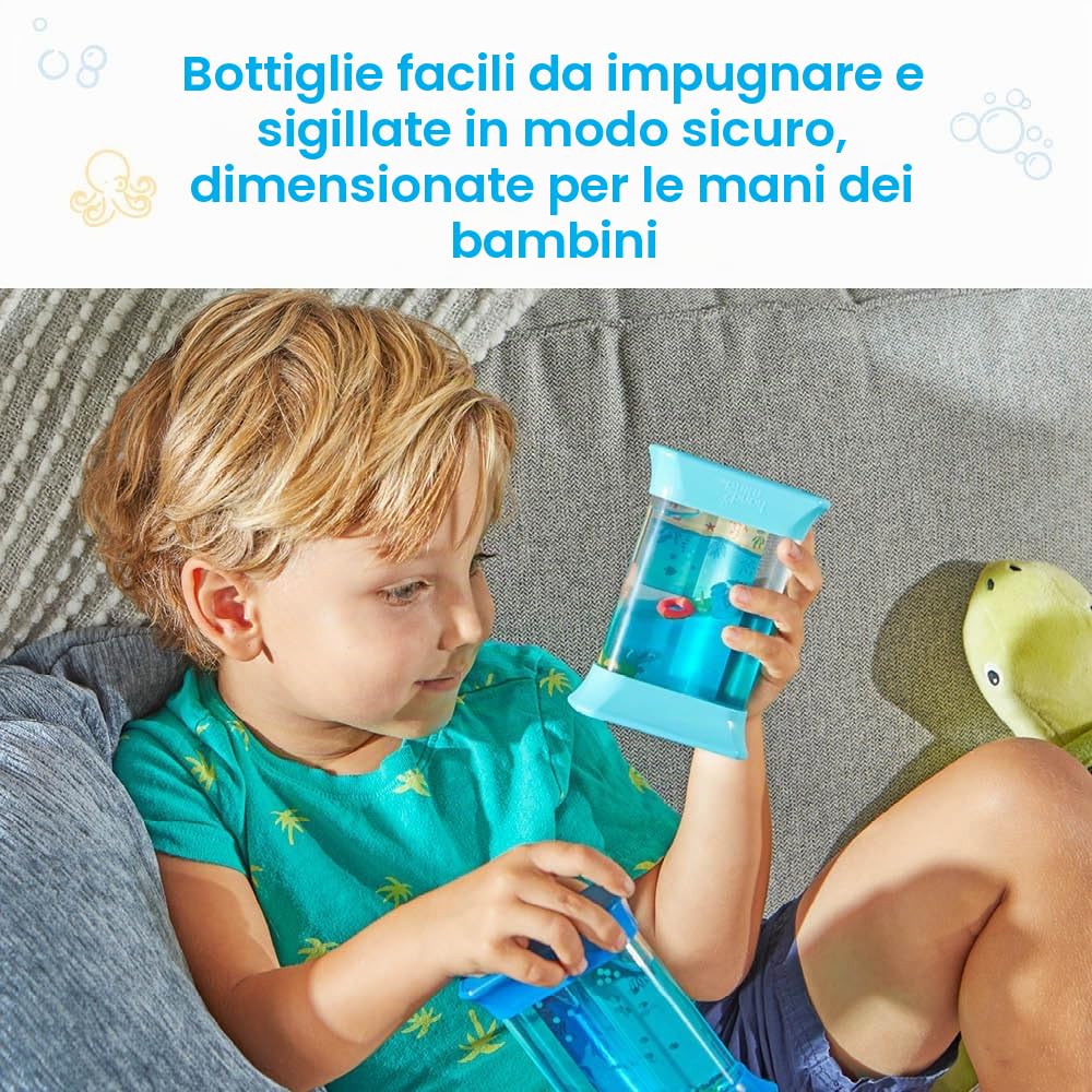 Tubos Sensoriales Oceánicos De Learning Resources – Juguete Relajante Y Educativo Para Niños +3 Años, 2 Piezas