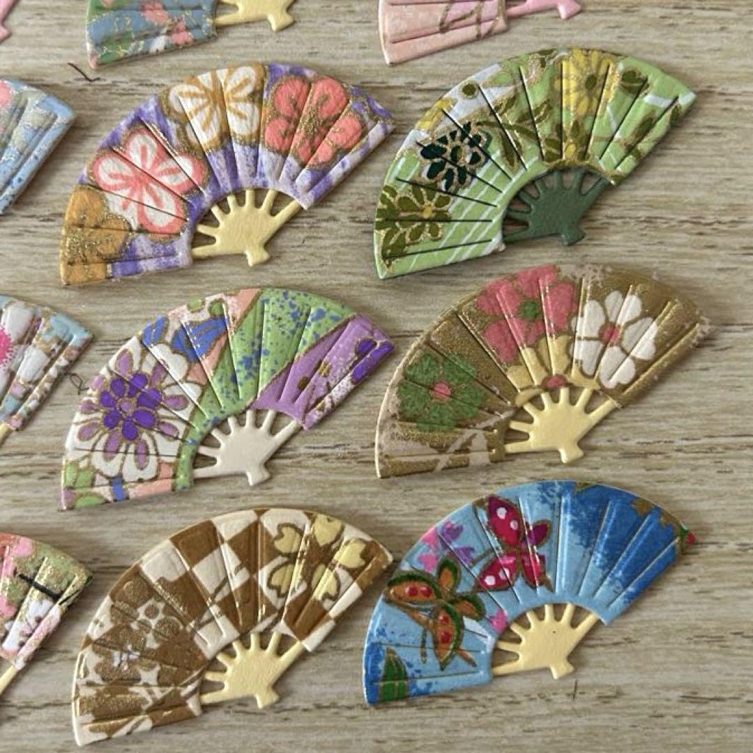 Amazon.co.jp: 909 クラフトパンチ ダイカット 扇子 友禅和紙