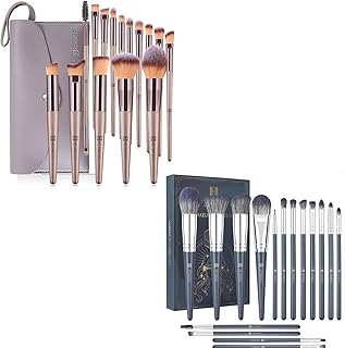 HEYMKGO Juego de 15 brochas de maquillaje de ...
