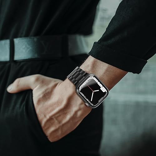 Miniatura 4 de iiteeology Correa de 1.929 in compatible con Apple Watch Ultra Band Series 9, pulsera de acero inoxidable mejorada para iWatch de 1.772 pulgadas,