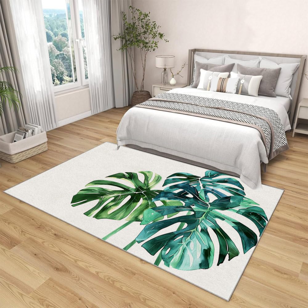 Tapis de porte avant intérieur Monstera pour une entrée propre