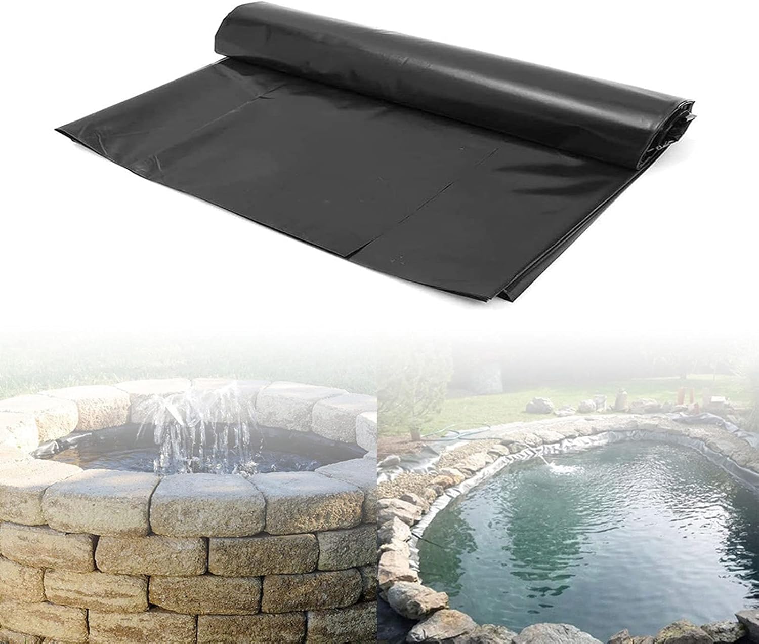 Pond Liner,Pond Skin,Foldable Underlayment,for Koi and