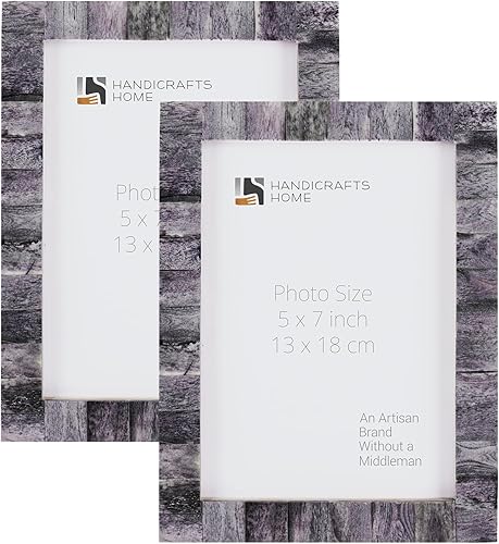 Miniatura 10 de Handicrafts Home Juego de 2 marcos de fotos de 8 x 10 pulgadas, diseño de explosión de sol, decoración de pared y mesa