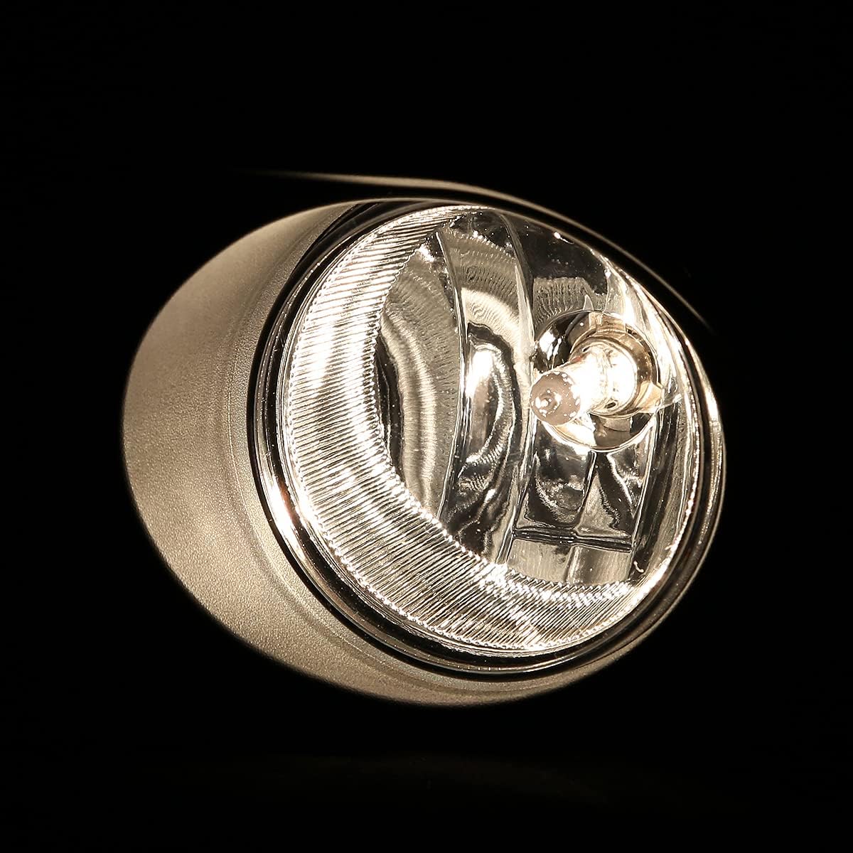 Auto Dynasty Compatible with Dodge Charger SRT LX Pair of Black Housing Amber Corner Headlight + Clear Lens Fog Light
