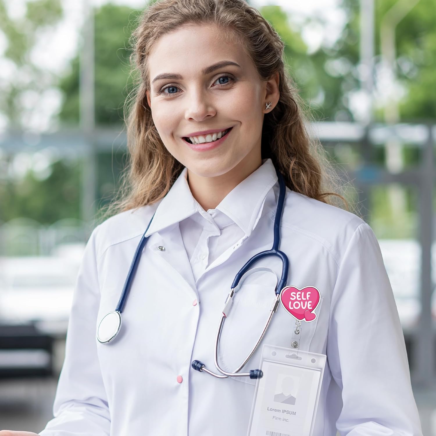 Cute Funny Retractable Badge Reel - 8PCS Nursing Retractable Badge Holders Alligator Clip Accessories, Healthcare Medical Mental Health Badge Reels, ID Holder for Nurse Doctor Teacher Office Gifts - Image 5