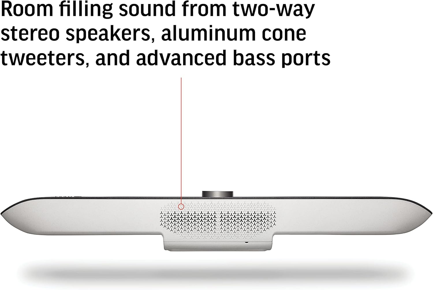 โพลี สตูดิโอ X70 ด้านล่าง view แสดงลำโพง