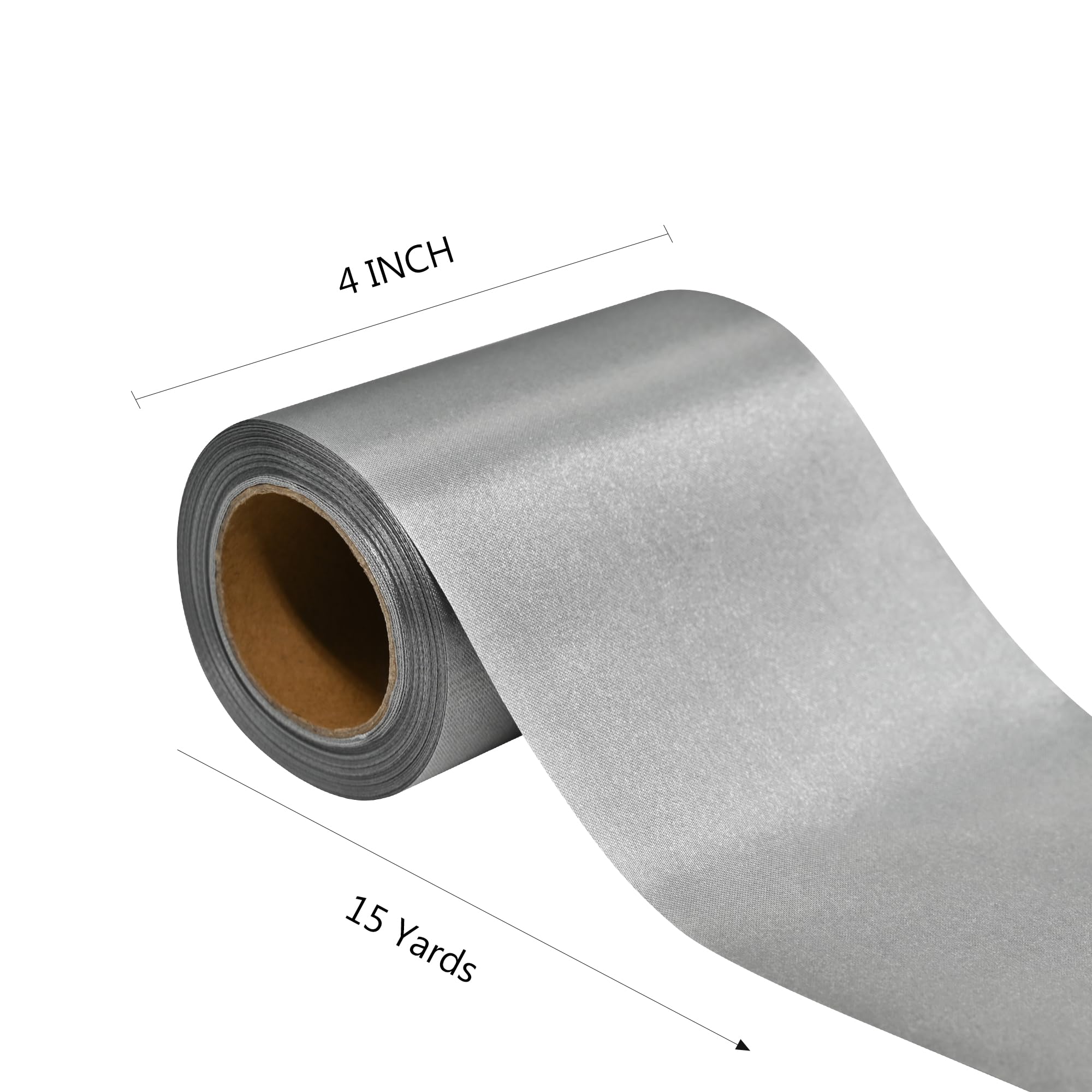 Very Wide Ribbon Snapklik.com : Silver Satin Wide Ribbon 4 Inch 15 Yards Fabric Large ...