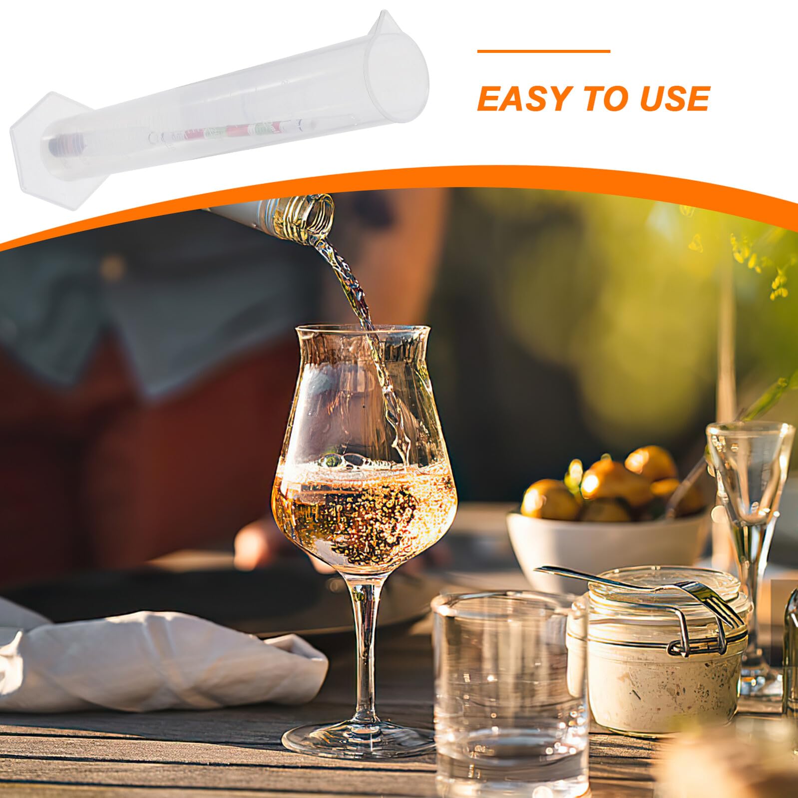 Homoyoyo Idrometro Alcolometro Professionale per Vino Birra e Liquori Misuratore Gradi Zucchero con Scala Precisa in Vetro Strumento Affidabile per Fermentazione e Controllo Alcool