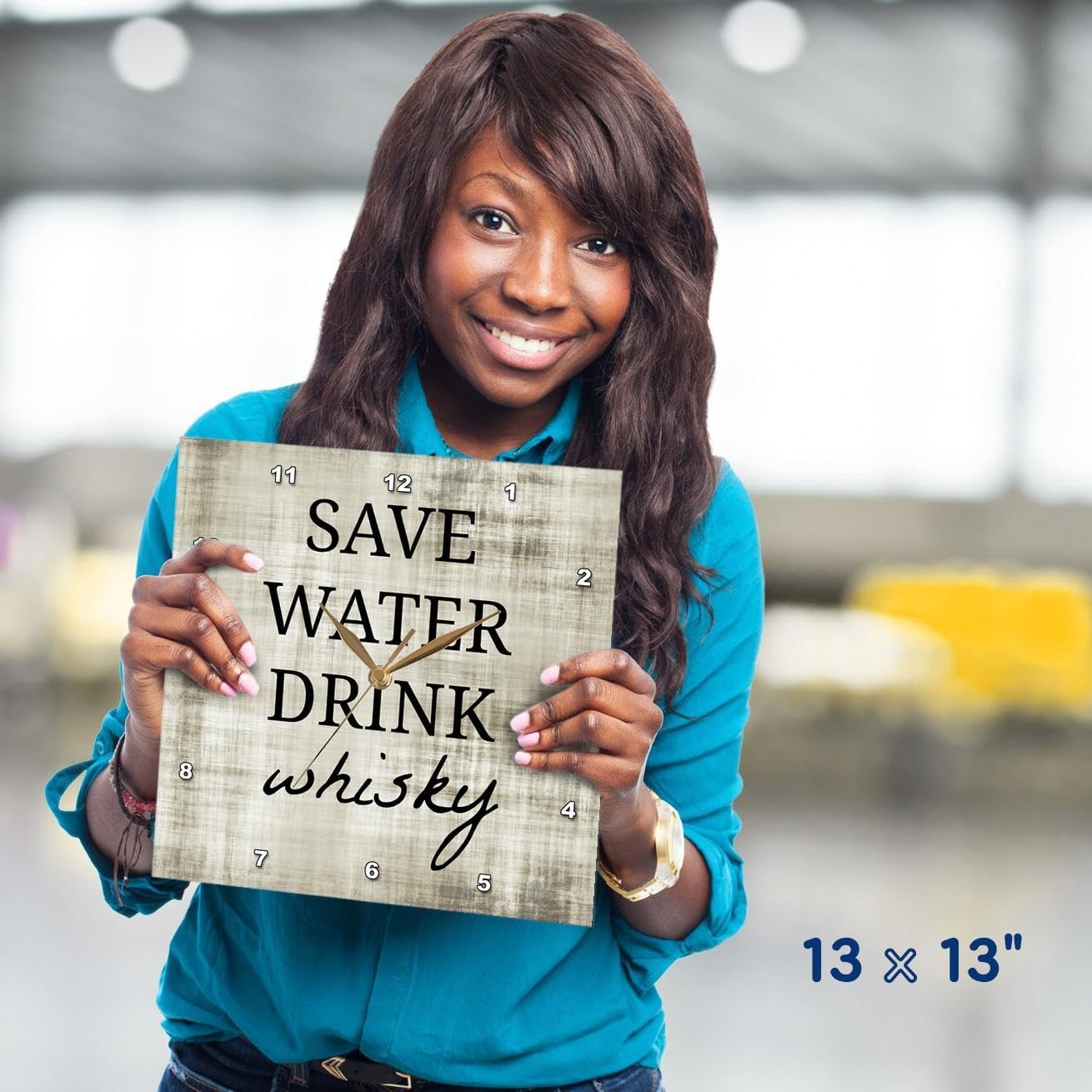 3dRose 13 Wall Clock