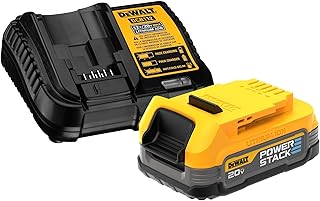 DEWALT 20V MAX* Starter Kit with POWERSTACK™ Compact Battery and Charger (DCBP034C)