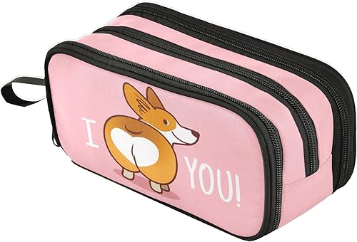 Miniatura 28 de Fustylead Estuche grande de mariposa azul, bolsa de papelería portátil minimalista con asa para escuela, escuela, oficina, viajes Mariposa