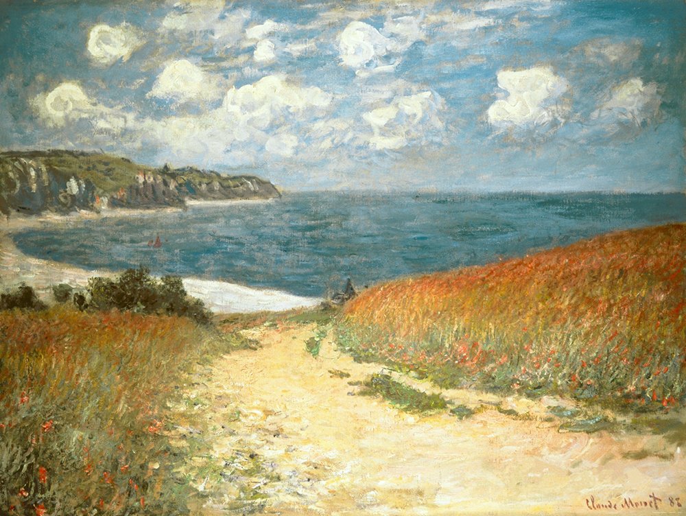 Cuadro de Claude Monet pequeño con marco para paredes vacías