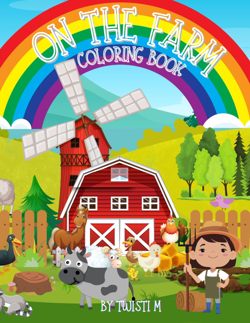 My First Farm Coloring Book: For Kids Ages 4-8: Simple and Fun Farm-Themed Coloring Pages with Cows, Horses, Chickens, and More | Great for Preschool ... Learners Coloring & Activity Book Series)