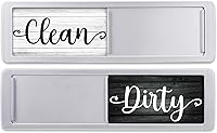 Vista 9 de Imán para lavavajillas que dice señal limpia/sucia - Letreros magnéticos que dicen limpio/sucio - Adhesivo opcional para lavavajillas de acero