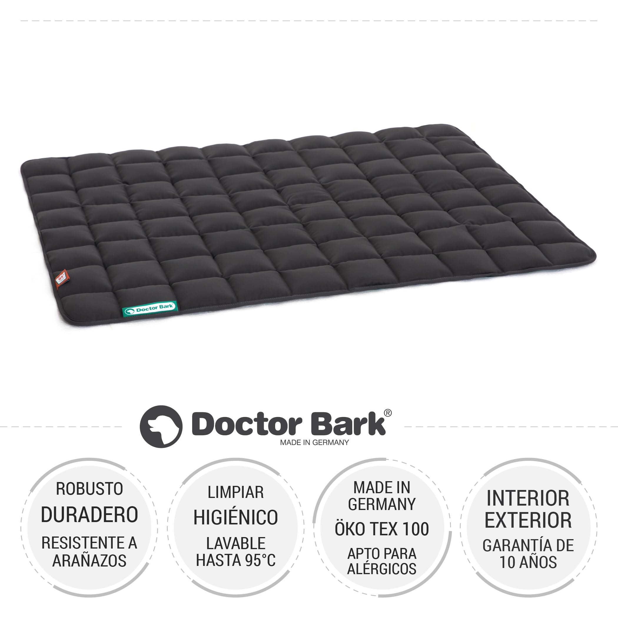 Doctor Bark Manta de Perros, Robusto, Lavable a 95 ° C - Disponible en Diferentes tamaños y Colores