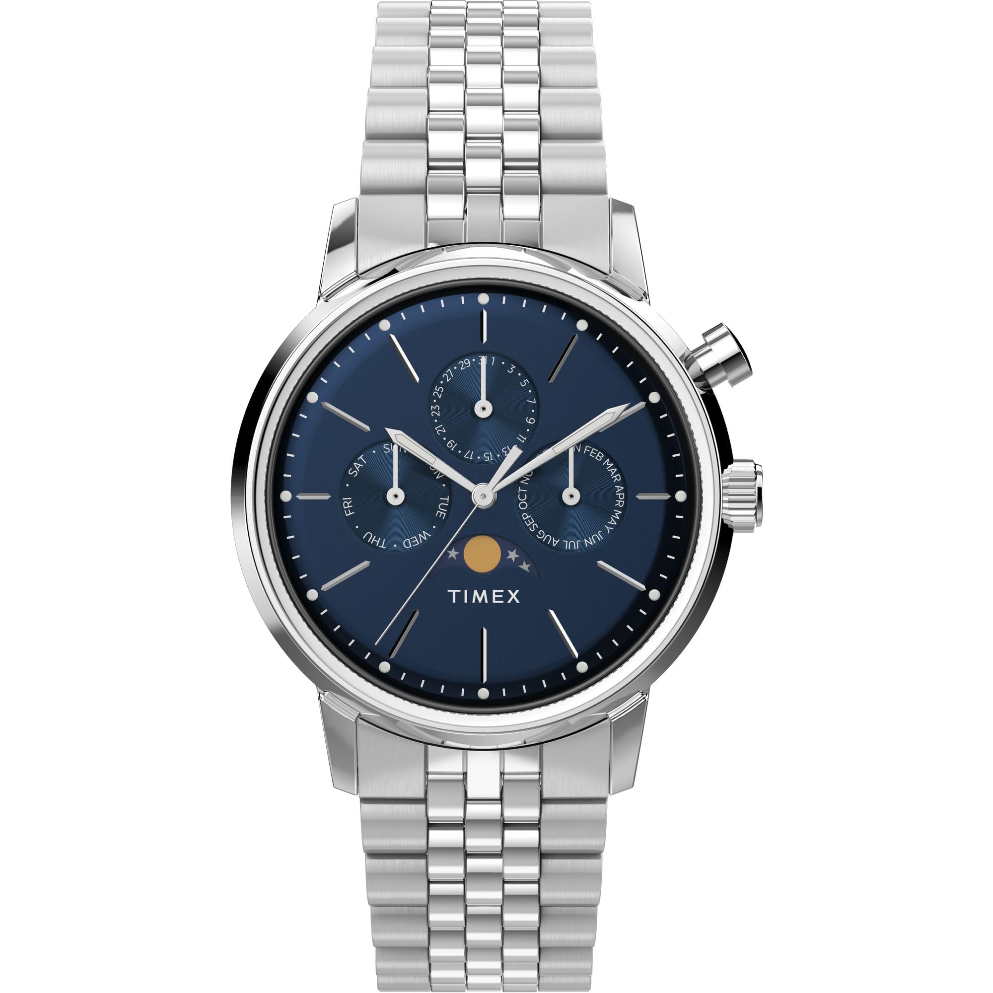 TIMEX Marlin Men Blue Round Dial Analog Watch - TW2W51300UJ (B0D31BB35W) Amazon Price History, Amazon Price Tracker