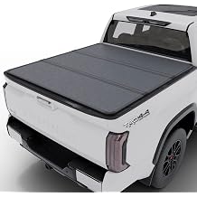 Toptiny Hard Folding Truck Bed Tonneau Cover |THTF027|Fits 2007-2021 Toyota Tundra 6 7" Bed 78.7"