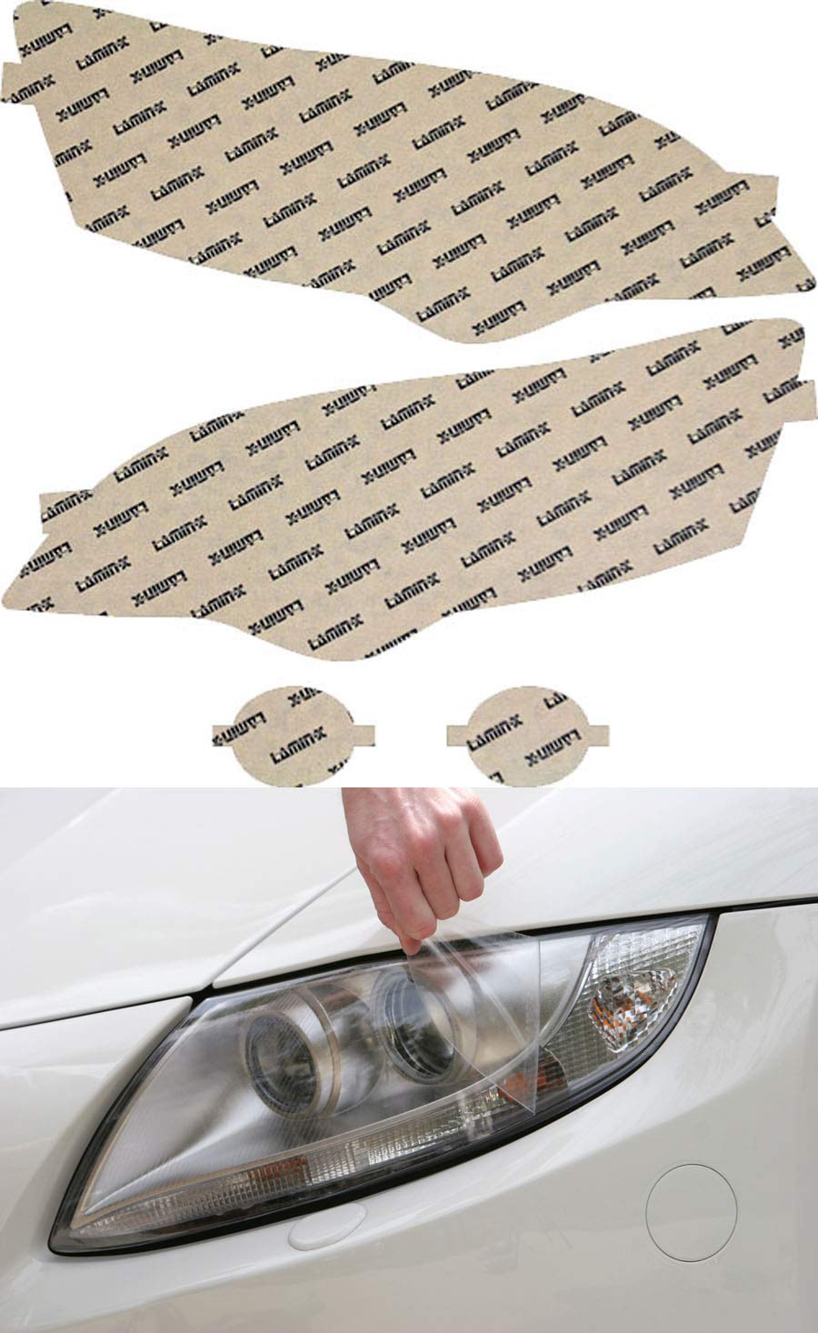 Lamin-x Custom Fit Clear Headlight Covers for Subaru Legacy (05-07)