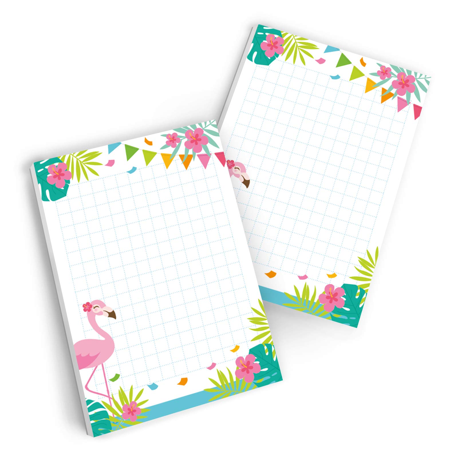 Junaversum 12 Mini-Notizblöcke FLAMINGO Mitgebsel Gastgeschenk beim Geburtstag Kindergeburtstag Hochzeit Taufe Mädchen