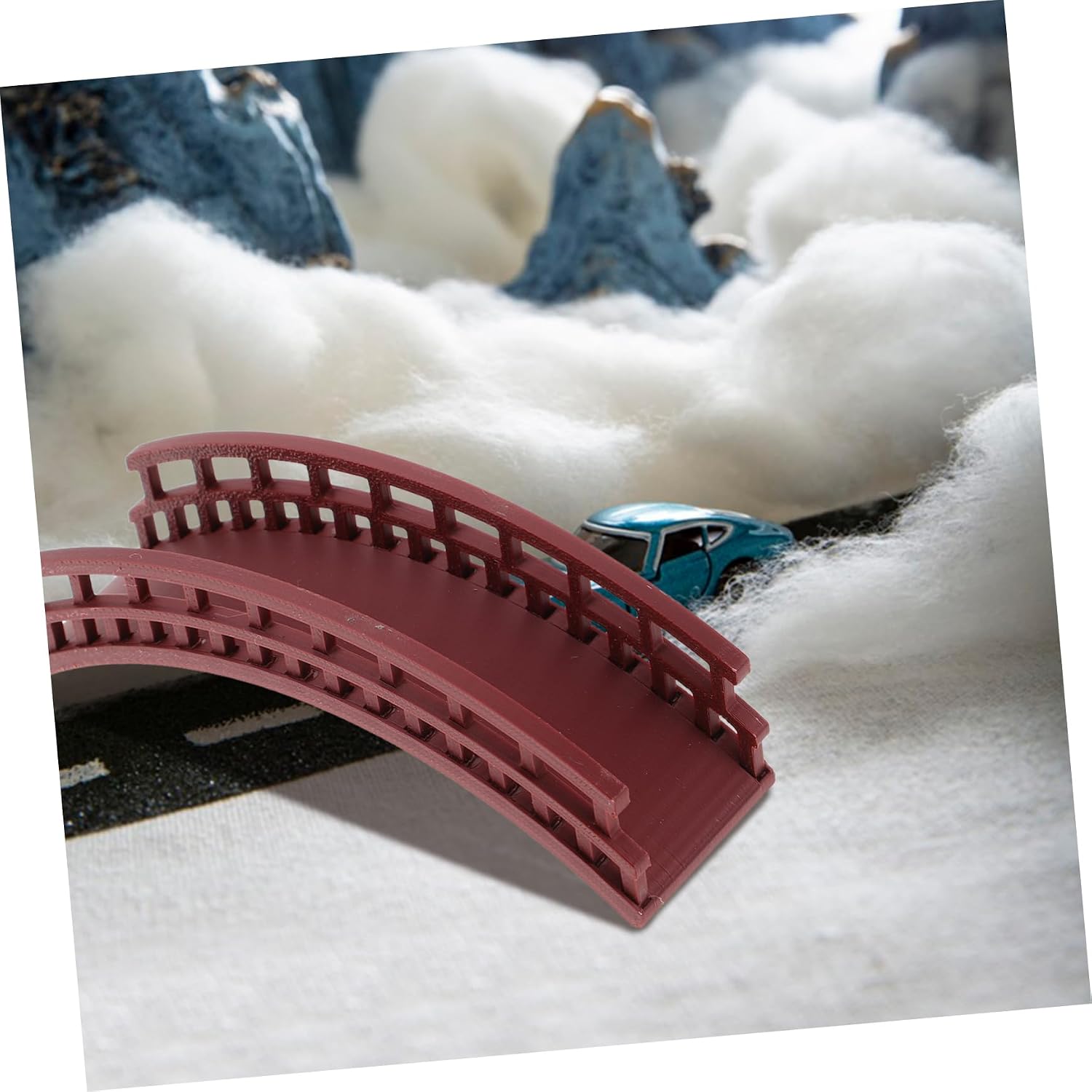 Miniature Arch Bridge Plastic Simulation Bridge for Bonsai Decor