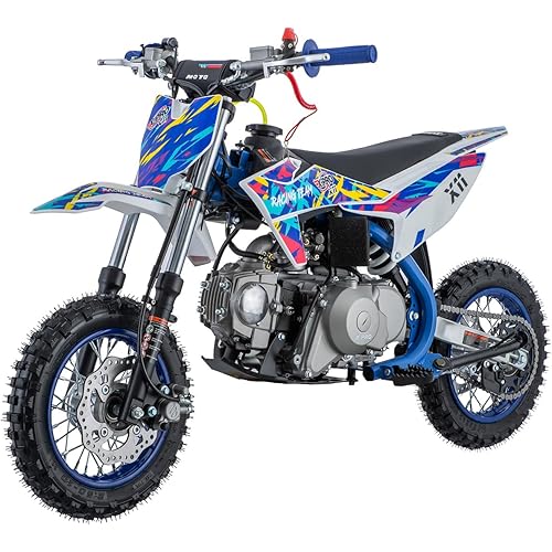 X-PRO X11 110cc Dirt Bike Gas Dirt Bike Pit Bikes Youth Dirt Pitbike with Automatic Transmission, Electric Start,10"/10" Tires!