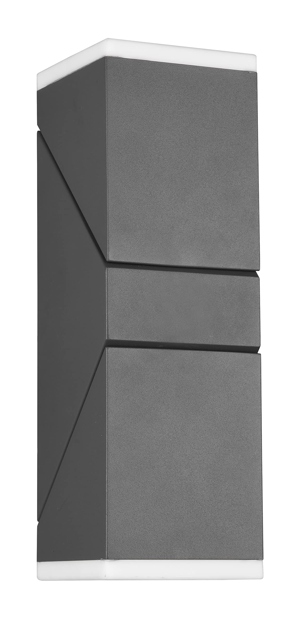 webmarketpoint Applique Doppio Led Orientabile Avon Alluminio Antracite IP54 Trio Lighting