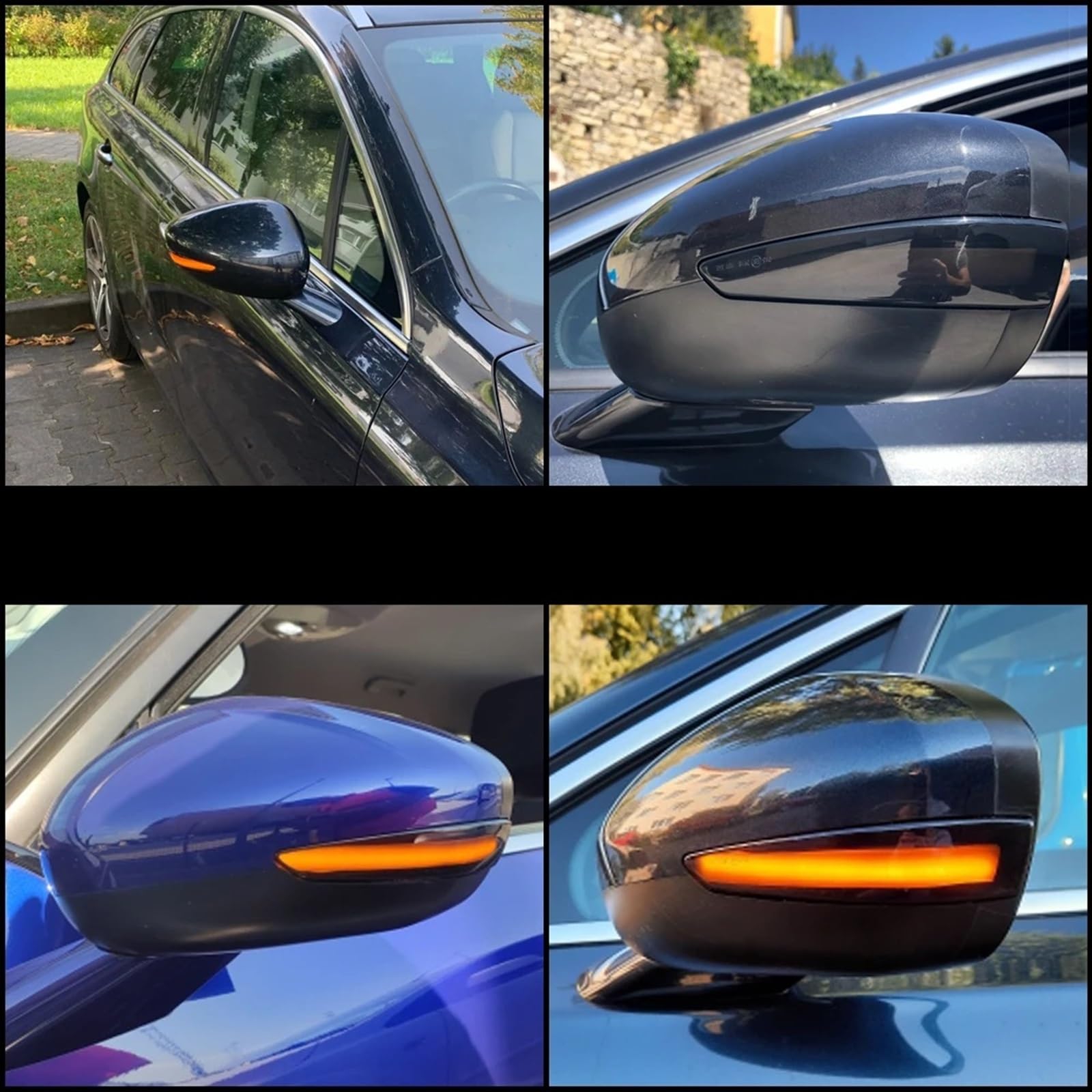 Intermitentes Dinamicos LED Para Citroen DS5 C4 2010-2017 Coche Ala Izquierda Recha Retrovisor Espejo Retrovisor Lámpara Luz 6325J4 6325J5