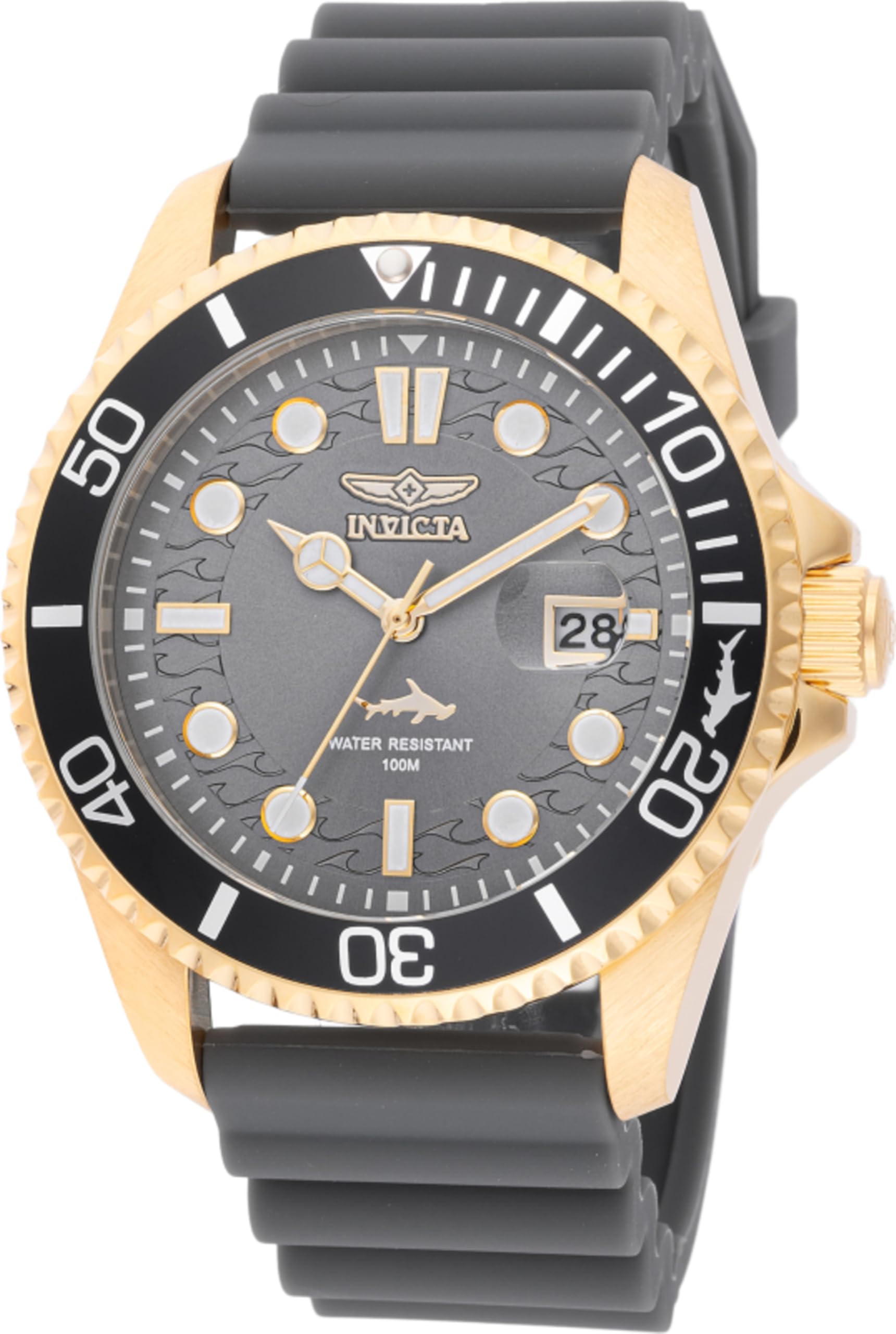 Invicta Pro Diver Men 43mm Stainless Steel Steel Black dial 47171