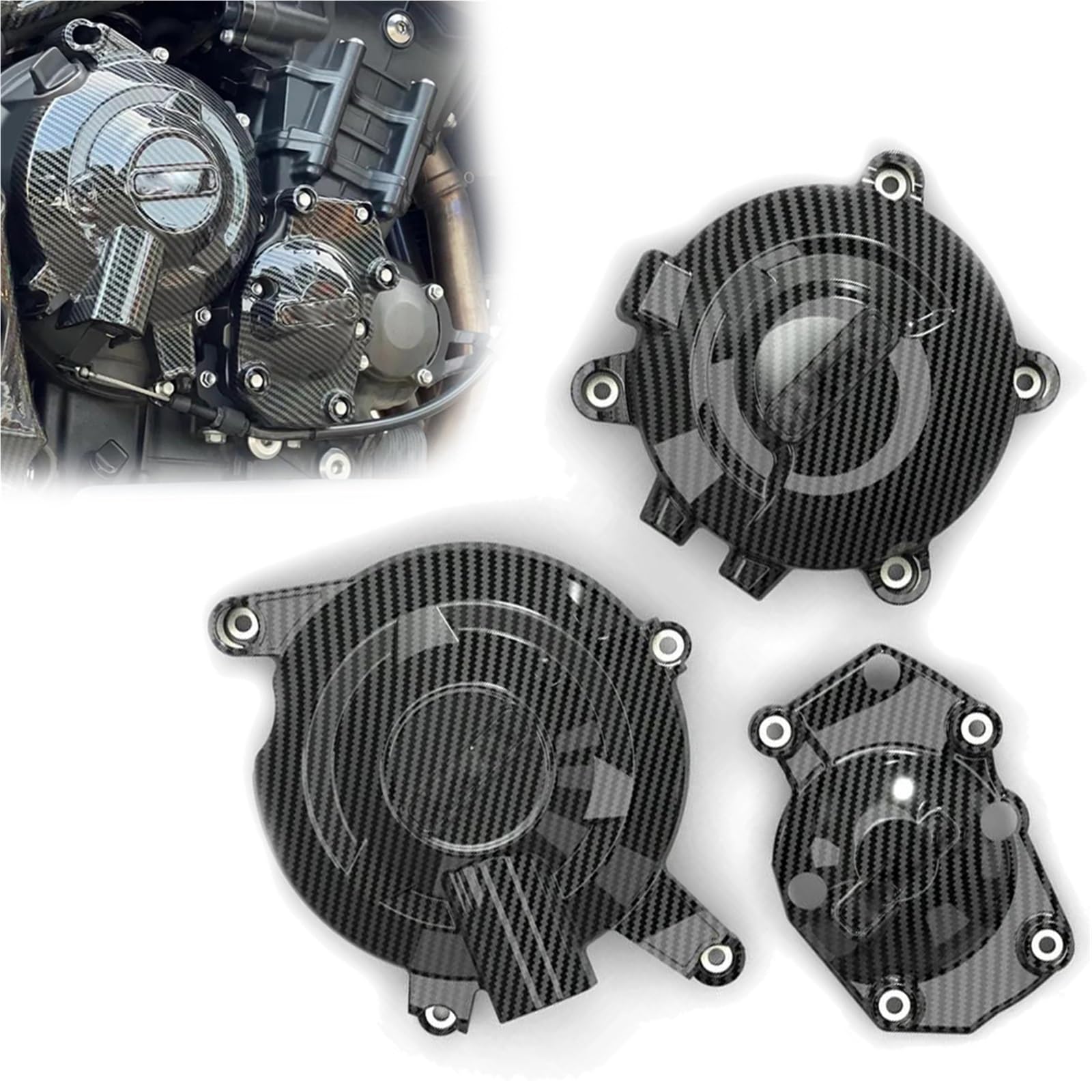 Couvercle de moteur Street Triple 765 RS évitez les fissures de carter en cas de chute