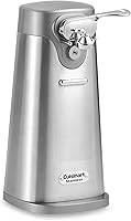 Cuisinart SCO-60 Deluxe Stainless Steel Electric Can Opener - One-Touch Power Cut Blade, Removable Lever, Any Size Cans