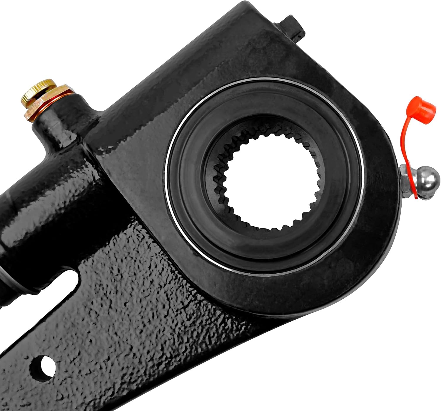 Automatic Slack Adjuster 4 Pack, 1.5" Diameter 28 Spline Teeth 5.5" Lever, Slack Adjuster Tool with Clevis
