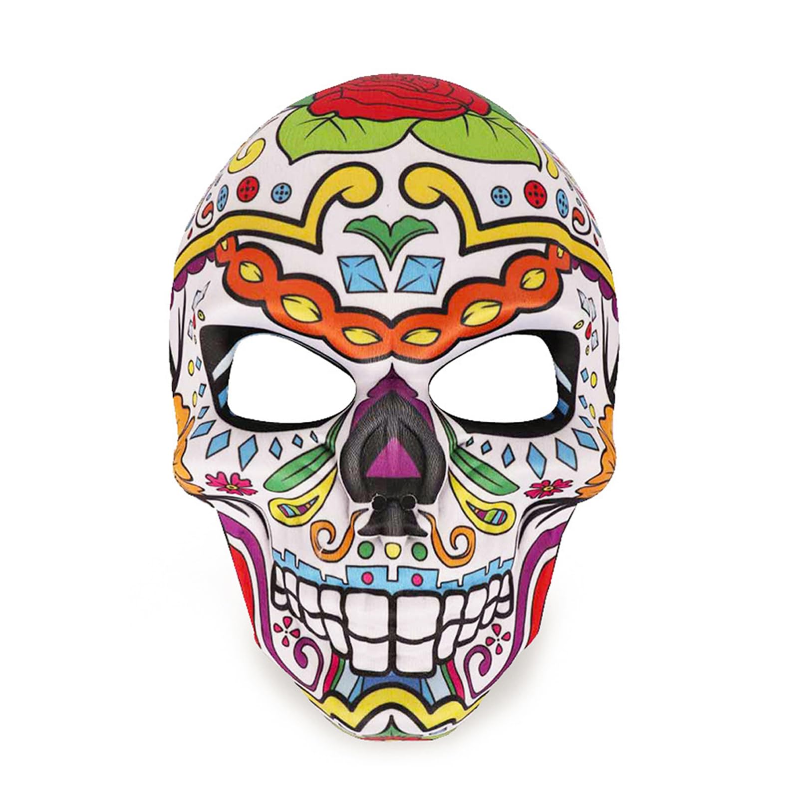Day of The Dead Mask Halloween Skull Mask Masquerade Party Mask for Halloween Cosplay Mexican Party Costume Supply